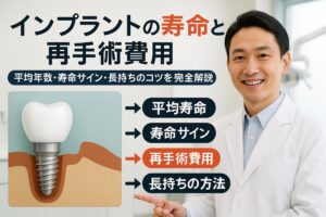 インプラントの寿命は平均年数と長持ちする秘訣を解説