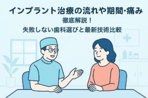 インプラント治療の流れや期間・痛みを徹底解説！失敗しない歯科選びと最新技術比較