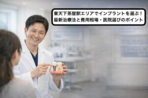 東天下茶屋駅エリアでインプラントを選ぶ！最新治療法と費用相場・医院選びのポイント