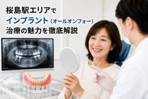 桜島駅エリアでインプラント（オールオンフォー）治療の魅力を徹底解説