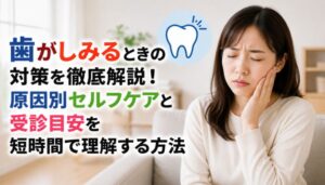 歯がしみるときの対策を徹底解説！原因別セルフケアと受診目安を短時間で理解する方法
