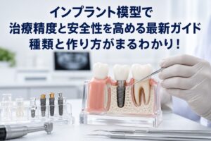 インプラント模型で治療精度と安全性を高める最新ガイド 種類と作り方がまるわかり！